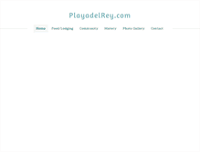 Tablet Screenshot of playadelrey.com